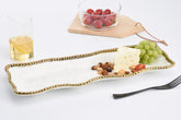 Golden Salerno Rectangular Serving Piece